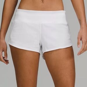 Lululemon Speed Up Low rise lined shorts 2.5”